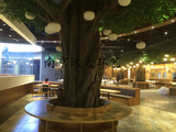 南京巴布洛生態餐廳仿真榕樹群